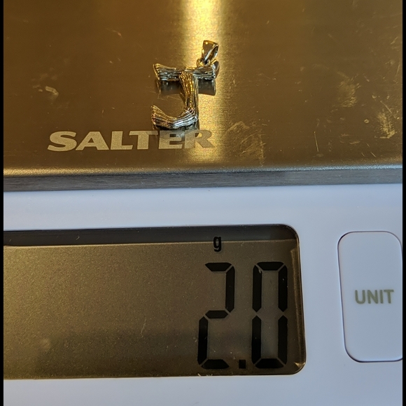 Glamira 14kt white gold J Charm - Picture 5 of 5